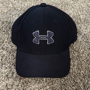 Under Armour Black and Gray Logo Cap